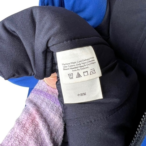 Vintage Eddie Bauer Unisex Blue Hooded Insulated Heavy Winter Jacket Size Small - Picture 11 of 16